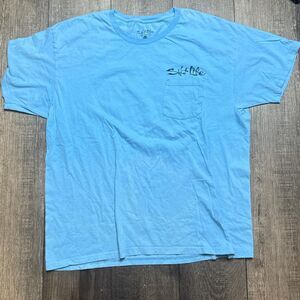 Salt-life Men's Blue T-shirt